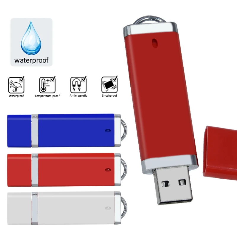 

plastic USB 2.0 Flash Drive 16gb 32gb 64gb Memory Stick 128gb Pen Drive U Disk For PC Customize logo Fold Storage Memory Stick