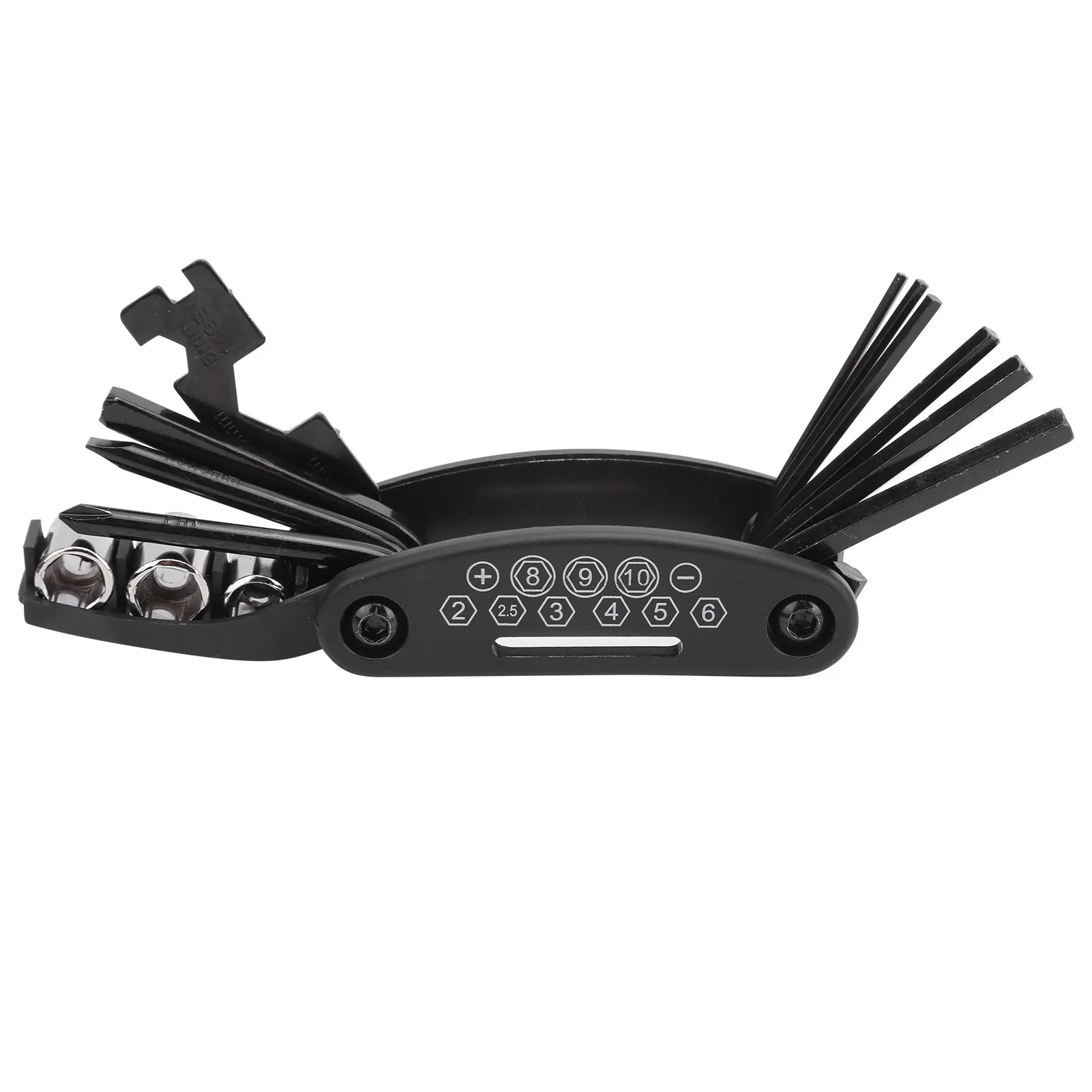 

16 in 1 Bicycle Cycling Multi‑Functional Repair Tool Foldable Multipurpose Kit Mountain Bike Fix