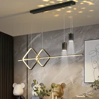 Nordic Ceiling Chandeliers Led Luxury Hanging Wire Living Room Bedroom Hotel Hall Dining Table Home Fixture Interior Lighting