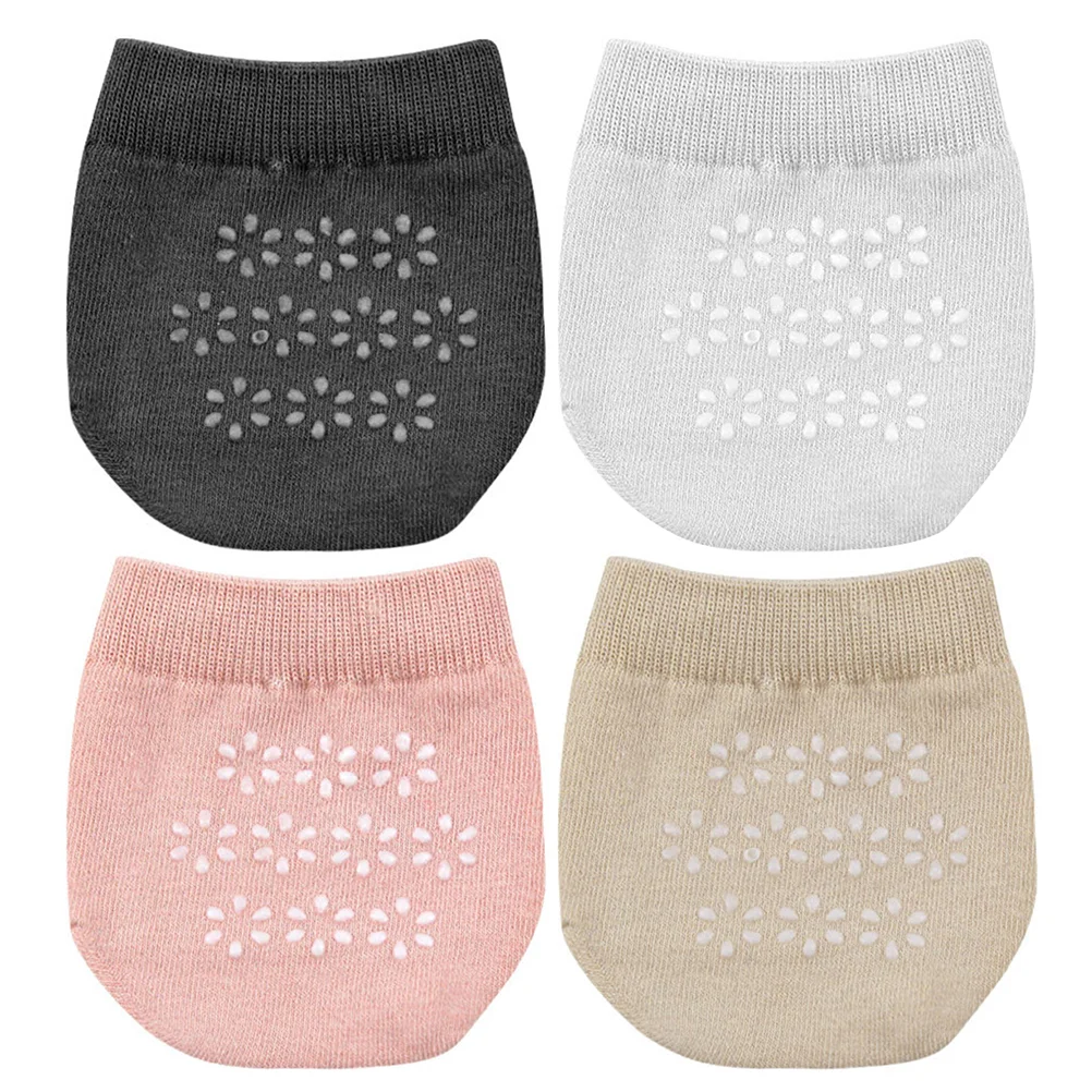 4 Pair Non-Slip Toe Half Sock Non Skid Socks Toe Topper Liner Socks Women Cotton Tops Women Summer Forefoot Socks