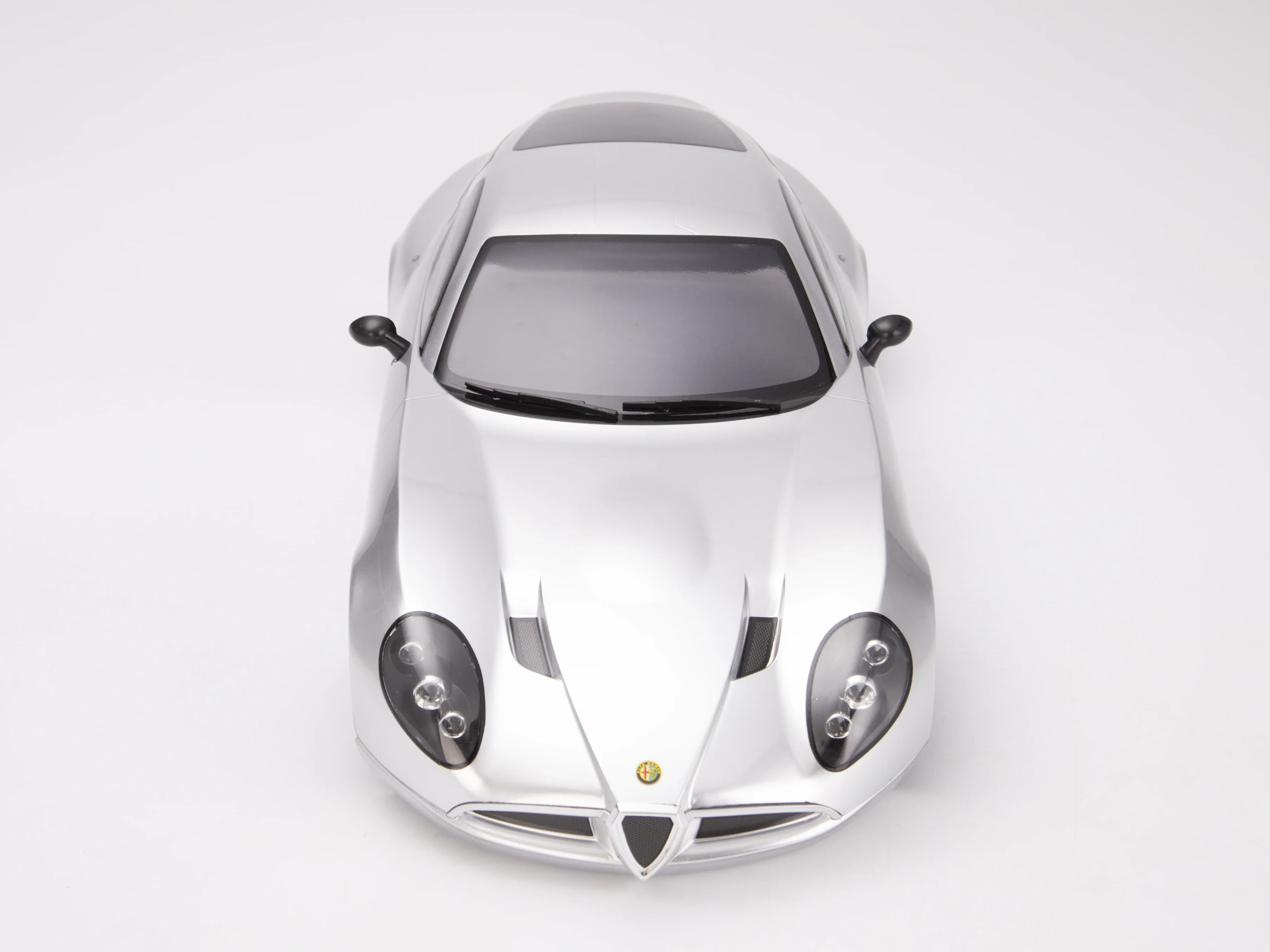 Фото Наклейка на автомобиль Killerbody RC Alfa Romeo TZ3 Corsa, готовый кузов, серебристый, 1/10, для электрического туристического автомобиля №3
