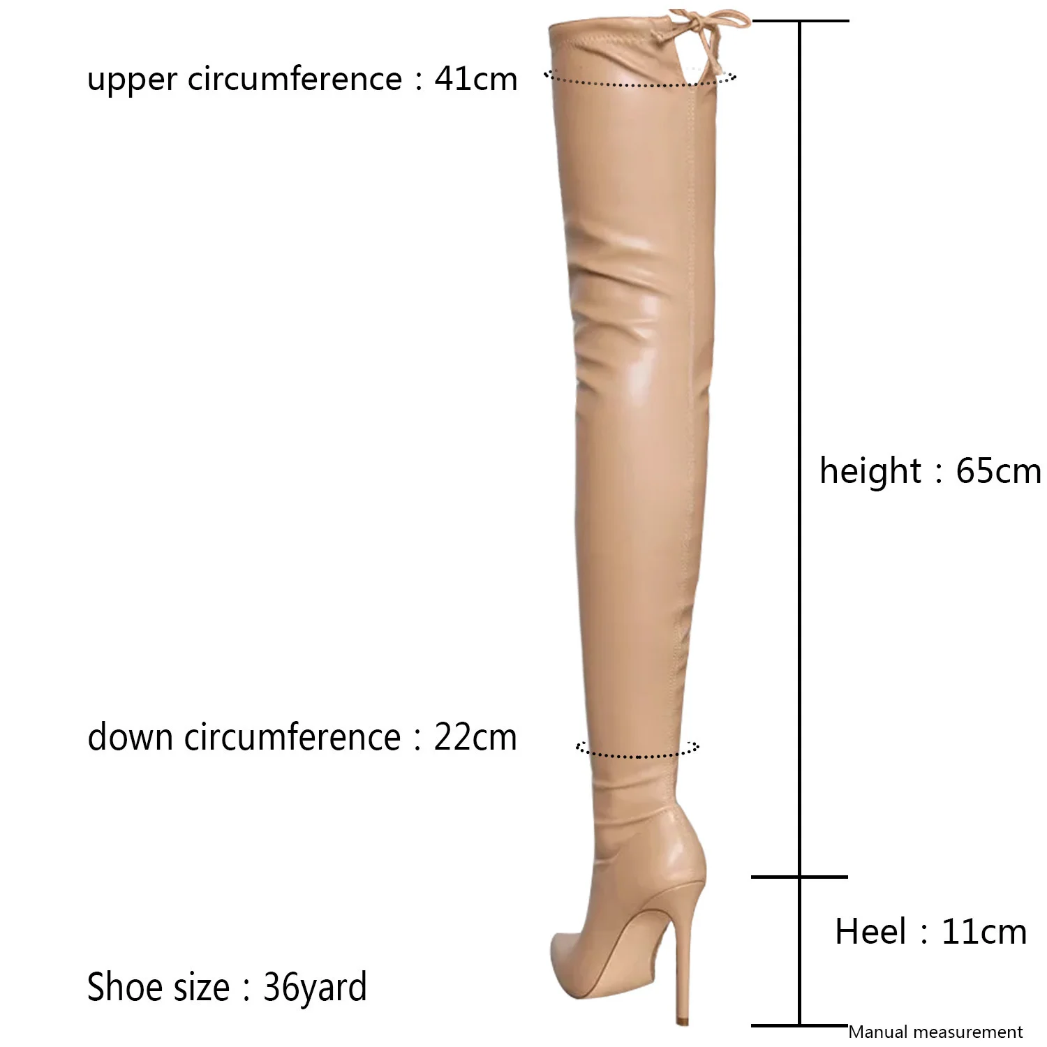 2023 Black Thigh High Boots Women Shoes Sexy High Heels Side Zip Women's Over-the-knee Boots Pointed Toe Knee High Boots