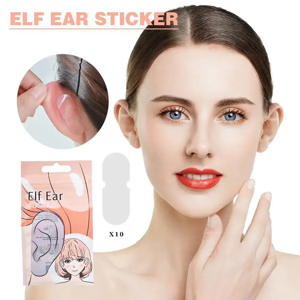

10pcs Elf Ear Sticker Stereotype Correction Ear Supporter Recruit Wind Ear Elf Sticker Standing Ear Support Invisible Correction