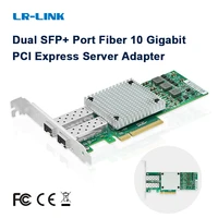 lr link 9812af 2sfp dual port 10 gigabit ethernet network card pci express fiber optical server adapter nic broadcom bcm57810s