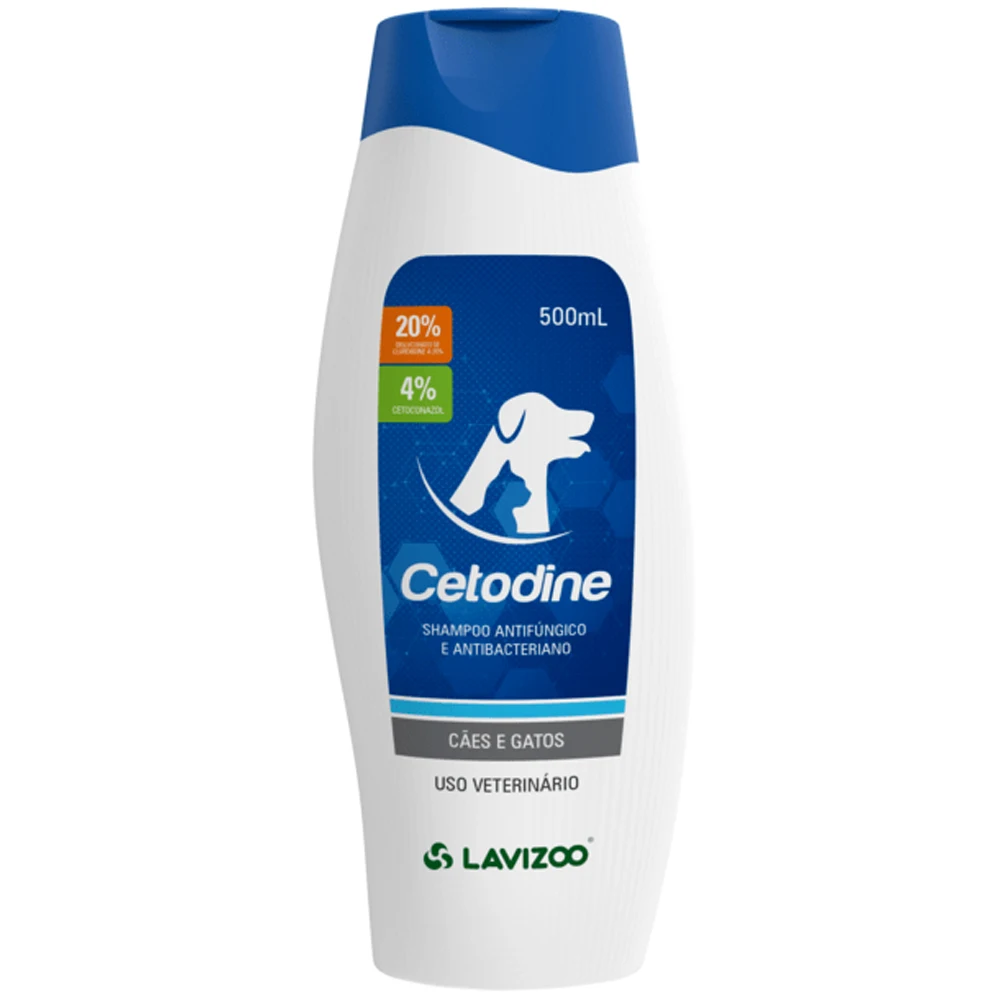 

Cetodine Dermatological Ketoconazole Shampoo Lavizoo 500ml