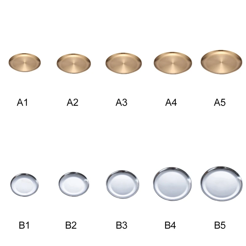 Золотой лоток для хранения из нержавеющей стали роскошная латунная Золотая