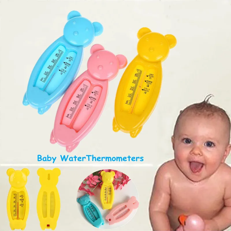 Мультяшные детские термометры для воды плавающий милый медведь игрушка ванной