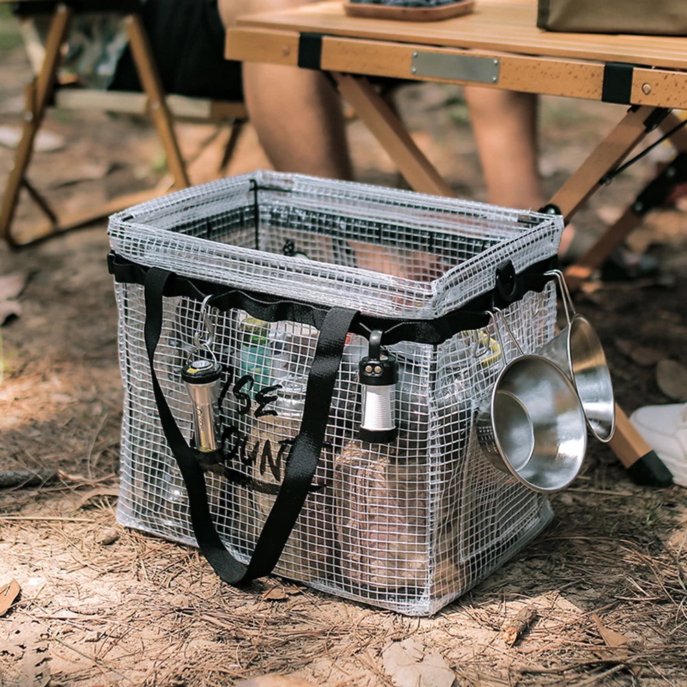 

Портативный складной ящик для хранения большой емкости, уличный ящик для хранения для кемпинга, многофункциональная Фотосумка, хранение ры...