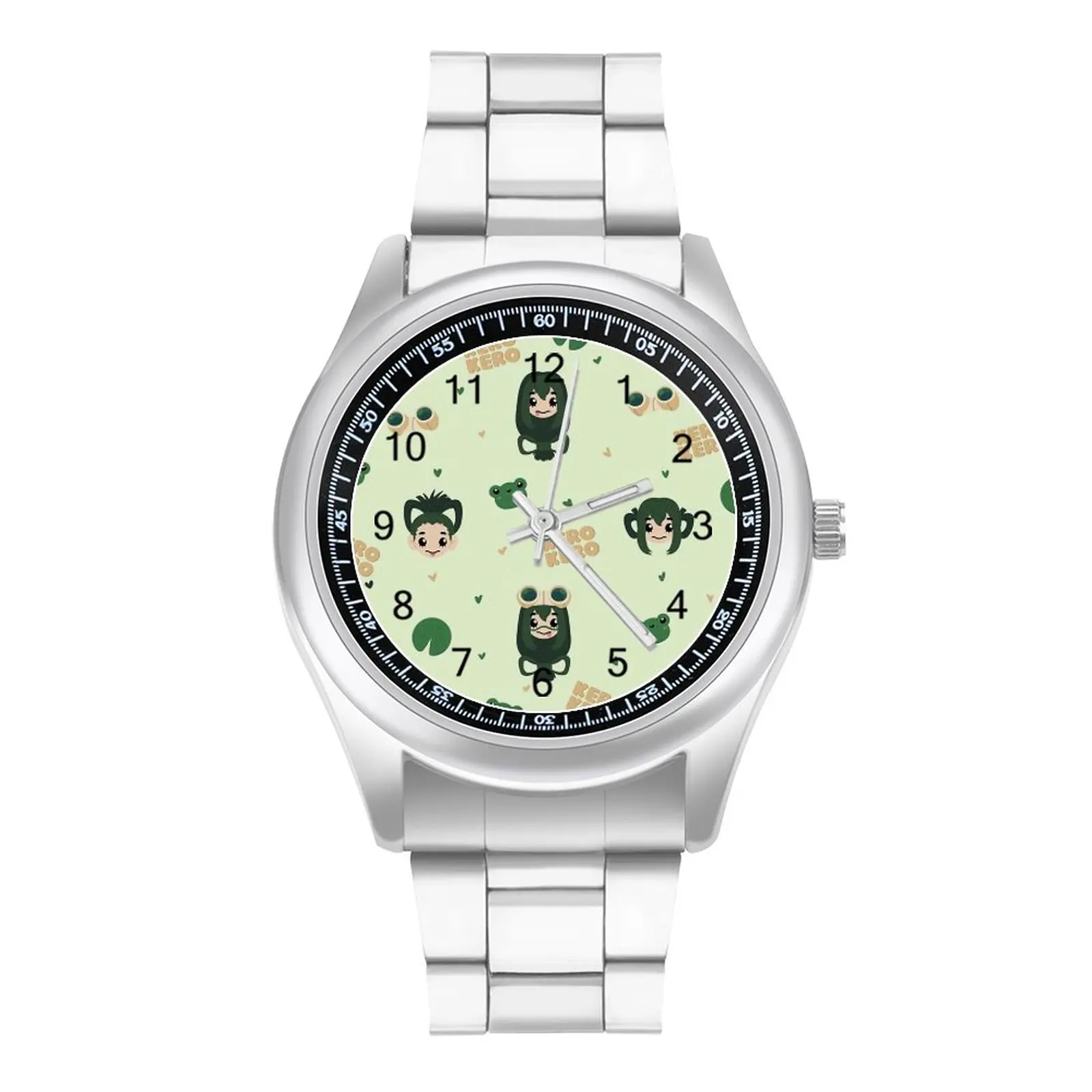 

Best Frog Girl Tsuyu Asui Quartz Watch My Hero Academia Casual Boy Wrist Watch Design Steel Sports Affordable Wristwatch