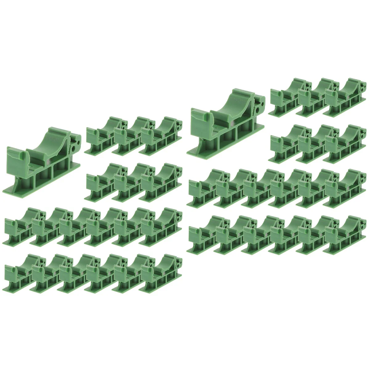 

40 pcs PCB Board Holder PCB Bracket DIN Rail Mounting Adapter Flexible Panel Mounting Base PCB Holder