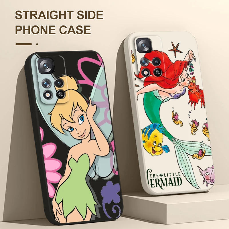 

Disney Pretty Girl Princess Liquid Rope Phone Case For Xiaomi Redmi Note 12 10 11 9 Pro Plus Speed Trubo 11S 11T 10S 9T 5G