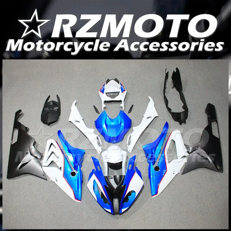 

4Gifts New ABS Whole Fairings Kit Fit For BMW S1000RR 2015 2016 15 16 HP4 Bodywork Set Custom Cool Blue