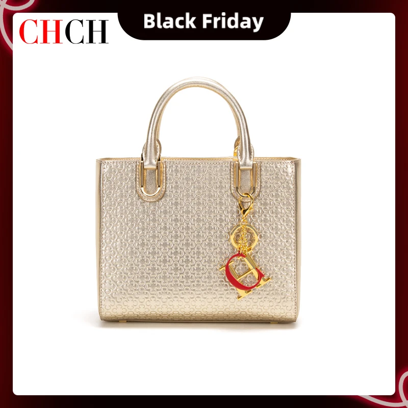 

CHCH Handbags Designer Luxury Genuine Shopping Bag Retro Casual Lady Handbag Totes Bags Shoulder Bag for Women