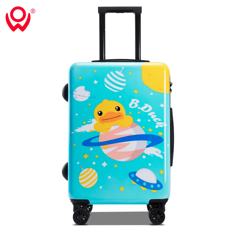 AOWEILA Luggage Hand Suitcase on Wheel Travel Suitcase Trolley Case Boarding Starry Sky Small Fresh 20 Inch For Women and Men