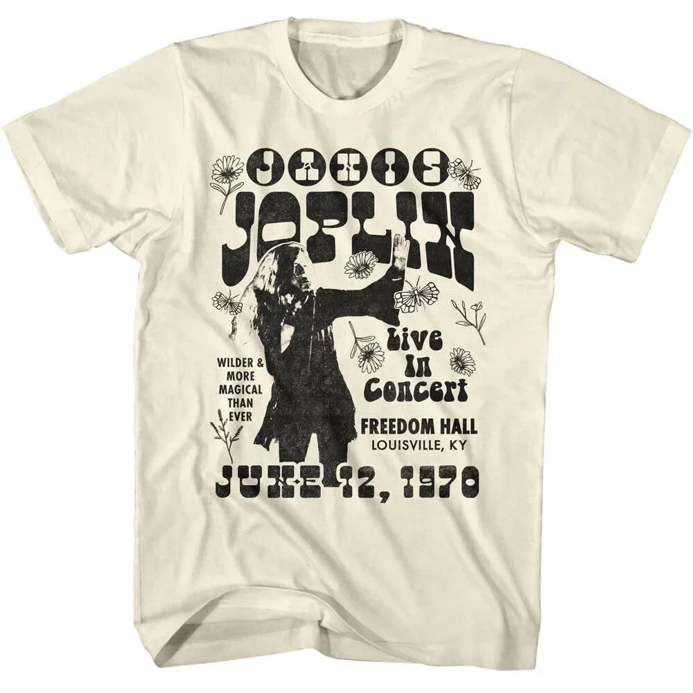 Фото Футболка Janis Joplin с коротким рукавом, полный размерный ряд от S до 5XL №1