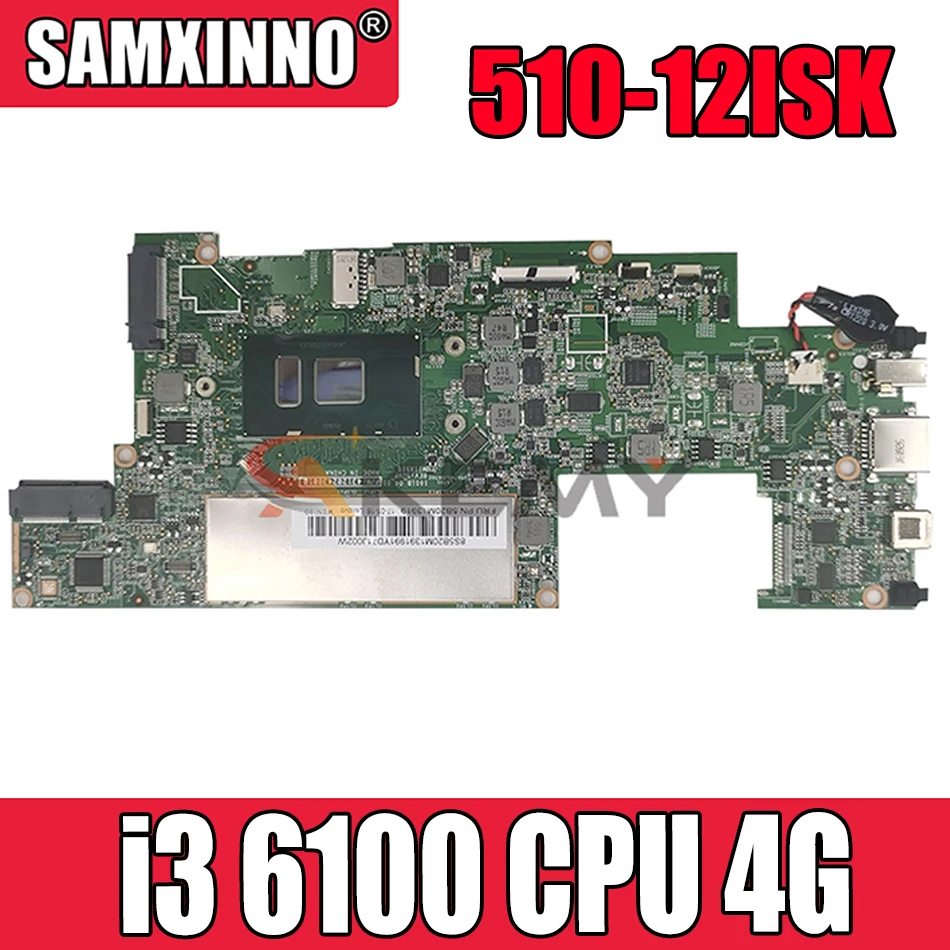 

5B20M13893 для Lenovo ideapad MIIX 510-12ISK материнская плата для ноутбука i3 6100 CPU 4G RAM протестирована хорошая бесплатная доставка