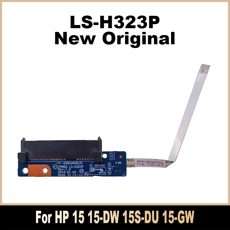 LS-H323P Новый оригинальный разъем жесткого диска Sata Кабель для HP 15 15-DW 15S-DU 15-GW 250 255 256