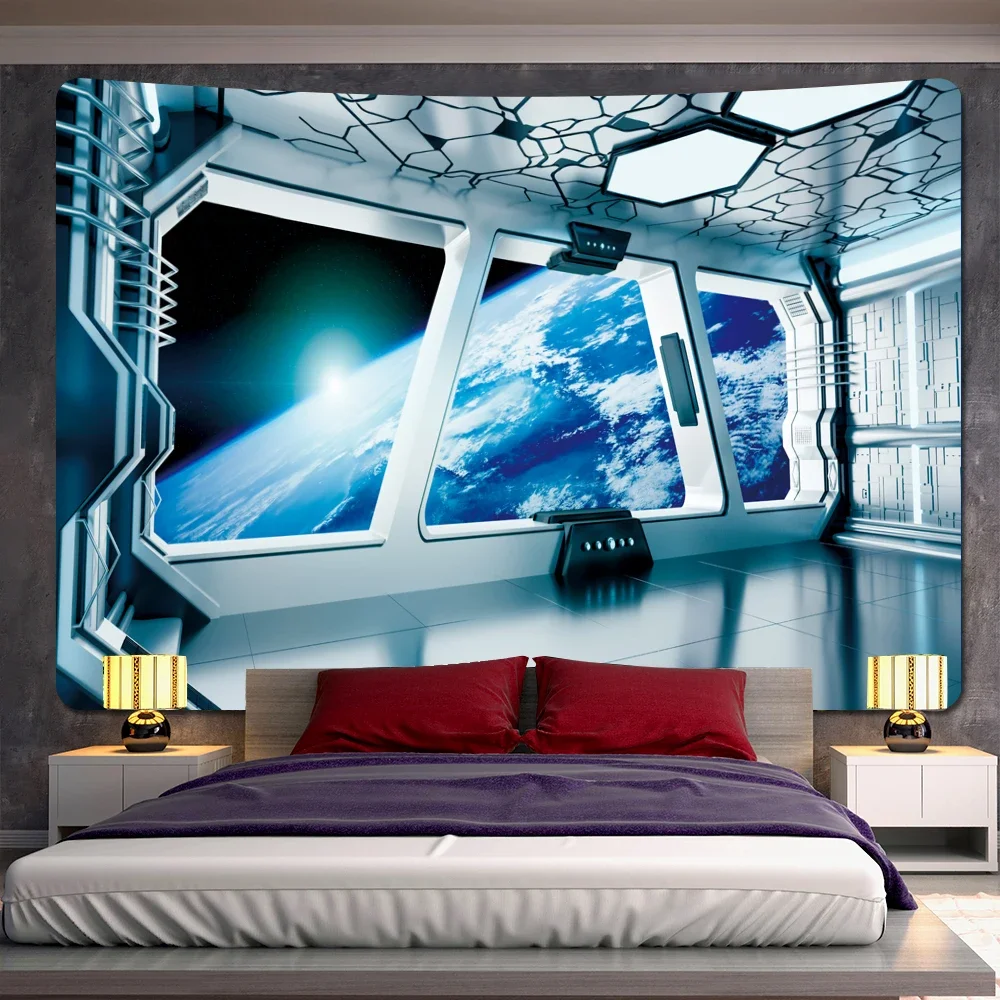 Космическая капсула психоделическая сцена украшение для дома Художественная