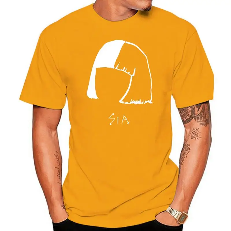 

Футболка Sia с музыкой 100% хлопок унисекс Sia футболка Sia Kate Isobelle Furler футболка крутая Повседневная гордость Мужская Унисекс Новая мода