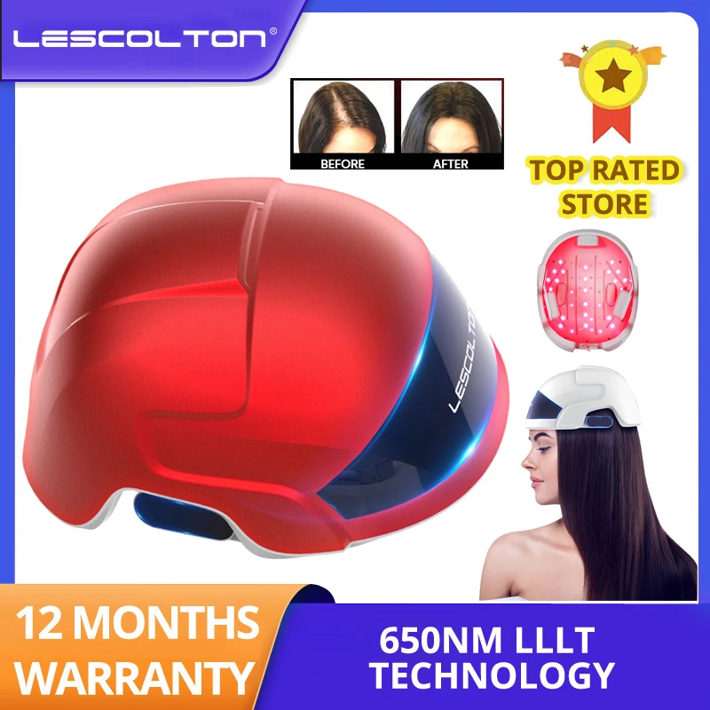 Lescolton Laser Hair Growth Helmet Hair Loss Therapy Treatment Device Hair Regrowth for Men Women with Balding Thinning Hair