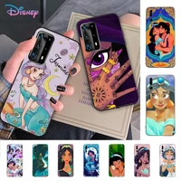 disney aladdin jasmine princess phone case for huawei p30 40 20 10 8 9 lite pro plus psmart2019