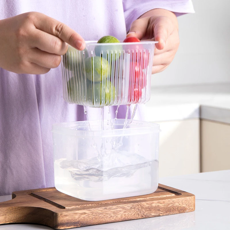 Новый ящик для хранения свежести в холодильнике сохранения фруктов овощей