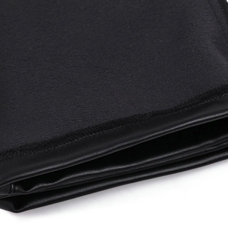 High Quality 2022 Spring Summer Slim Fit Dance Locomotive Leather Pants Club Men's Black PU Leather Silver Gold Leather Pants