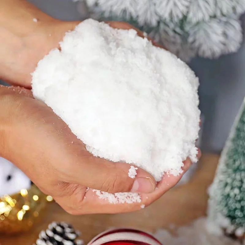 

Artificial Snow Snow Powder Snow Simulation Snowflake 80g Anti-theft Cover Artificial Bottle Snow Globes Brand New