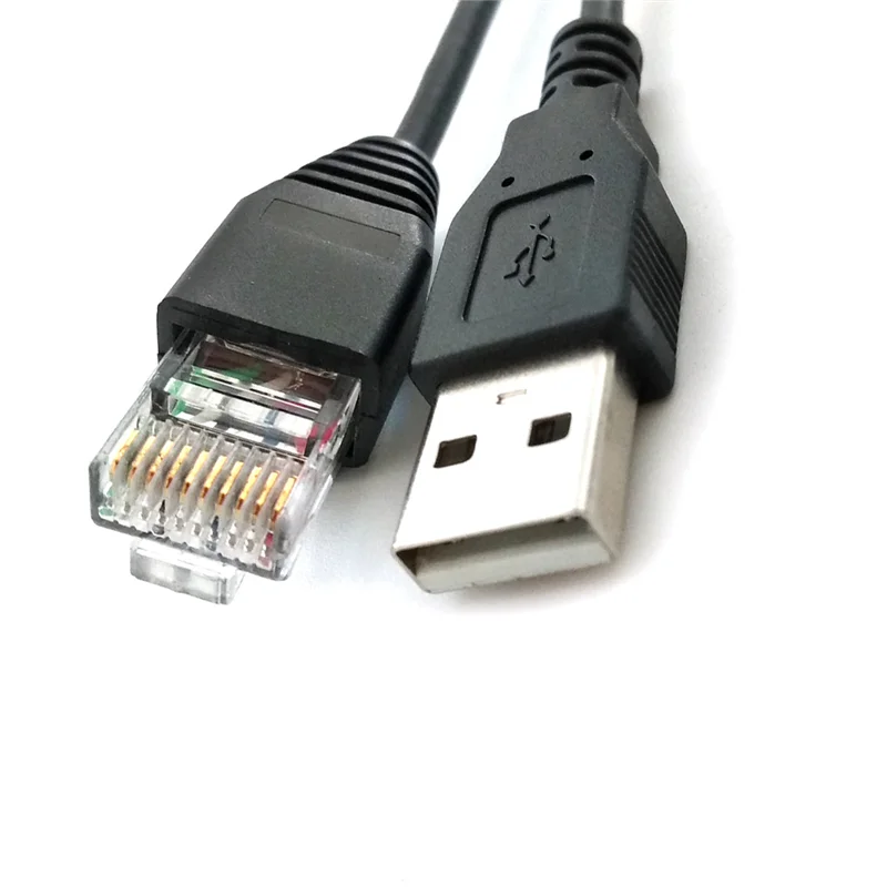 Консольный кабель USB-RJ50 AP9827 для APC Smart UPS 940-0127B 940-127C 940-0127E с литым чехлом снятия