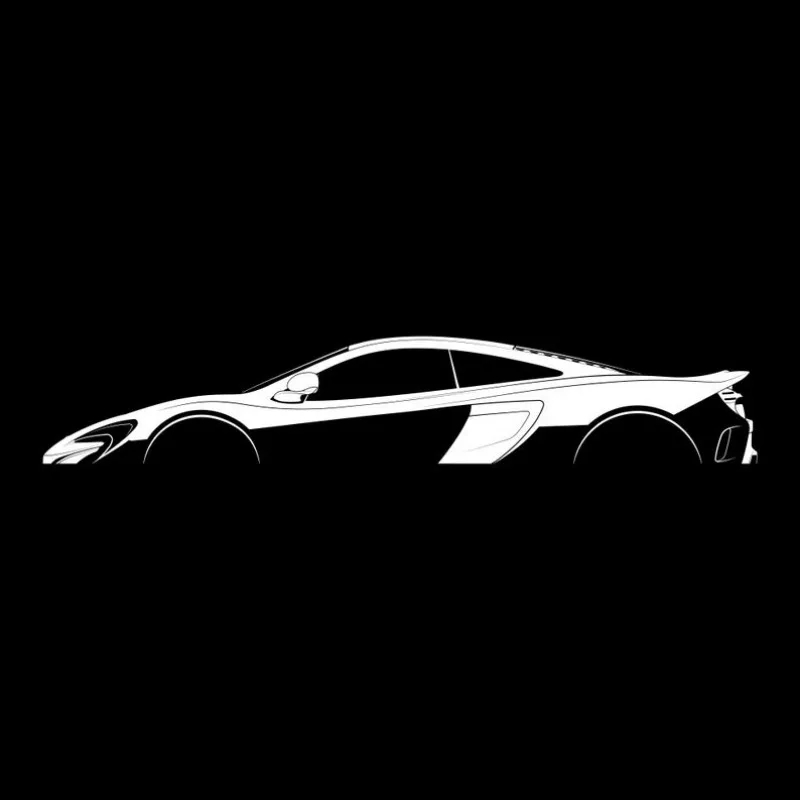 Мужская футболка с силуэтом 675LT 2024 повседневная логотипом для любителей гоночных