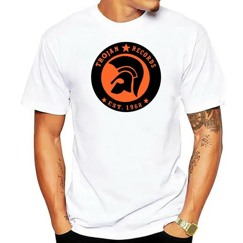 new best TROJAN RECORDS SKAD logo music  Men T-Shirt black