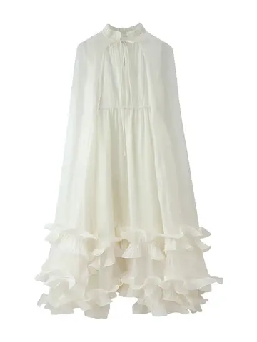 Женское вечернее платье SHEMUJERSKY бежевого цвета