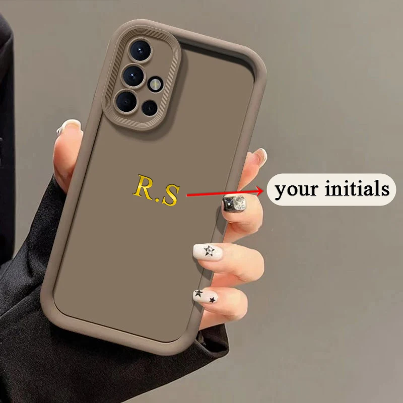 Чехол для Samsung Galaxy A55 персонализированный с именем на заказ A54 A53 A52 A51 A35 A34 A33 A32 A31 A25