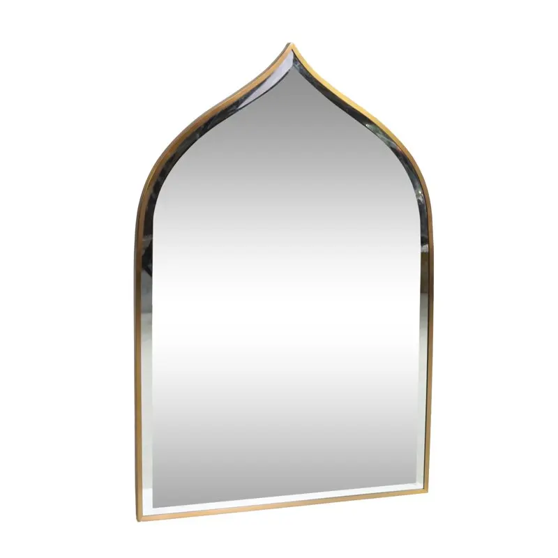 

Free Shipping Tucker Wall Mirror Brushed Brass Mirror