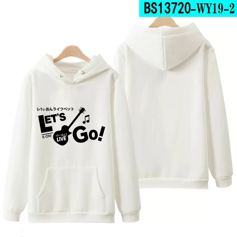 

Искусственное Аниме! Свободный костюм Hirasawa Yui Akiyama Mio с капюшоном, мужской женский студенческий пуловер, топы