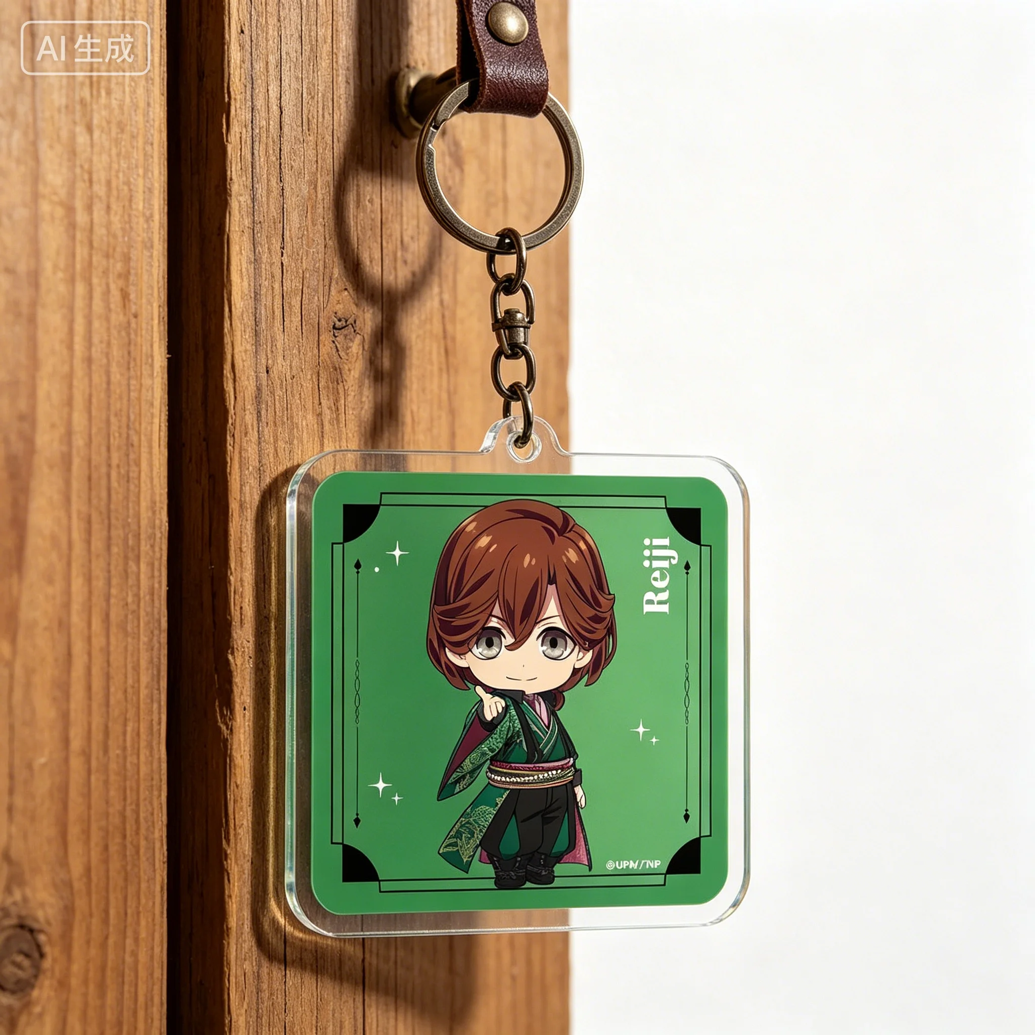 Фото Акриловые брелоки-подвески в Q-стиле с персонажами аниме Uta no Prince-sama: Рейджи Котобуки, Ранмару Куросяки, Ай Миказе, Камус. №1