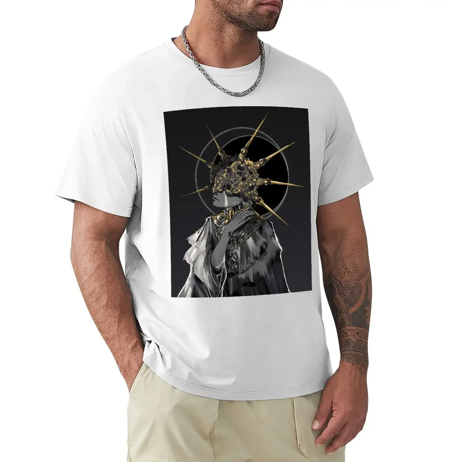 Темное Солнце Футболка с принтом животного для мальчиков блузка корейская мода