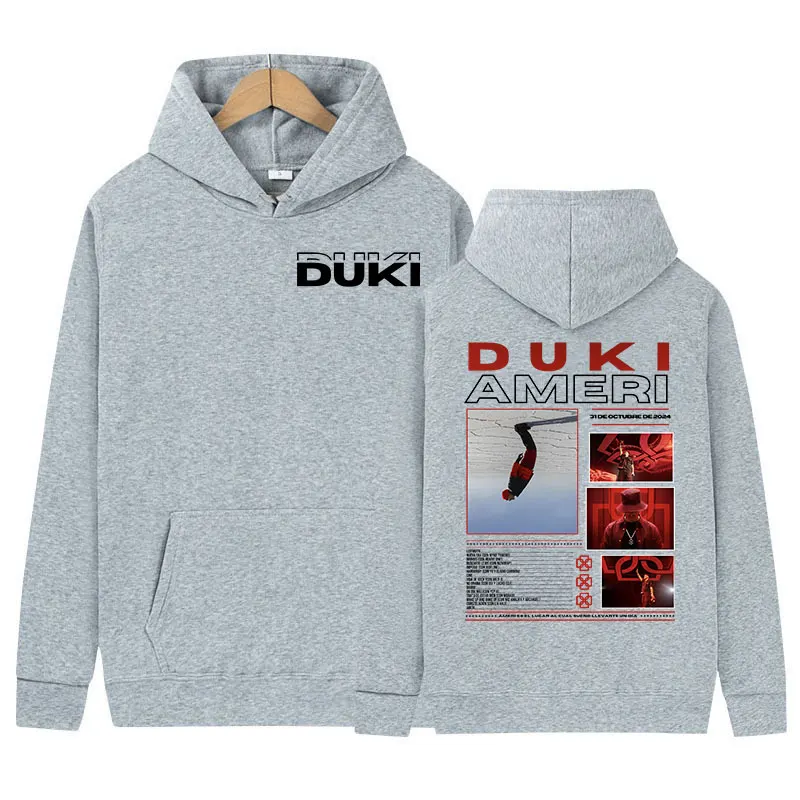 Рэпер Duki перед Ameri 2025 новый альбом толстовка с капюшоном мужские