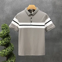 2022 new summer polo shirt men casual solid color business social short sleeve mens shirts stan m 3xl t shirt for man polo