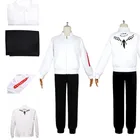 Костюм для косплея ханемия казутора из аниме Токийский мстители, белое пальто, униформа Вальгаллы, бейсбольная куртка на Хэллоуин