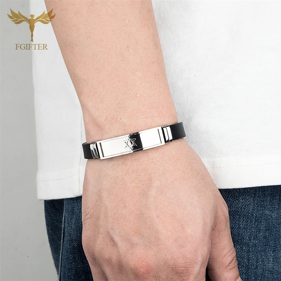 Браслет-манжета из нержавеющей стали