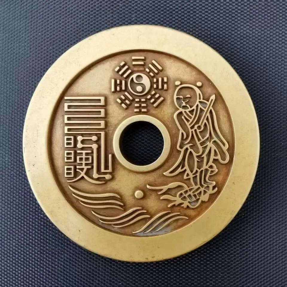 

Chinese Vintage Copper Coin Home Decor Feng Shui Coins Movie Magic Collectibles Coin Lucky Fortune Toy Coins Christmas Gi