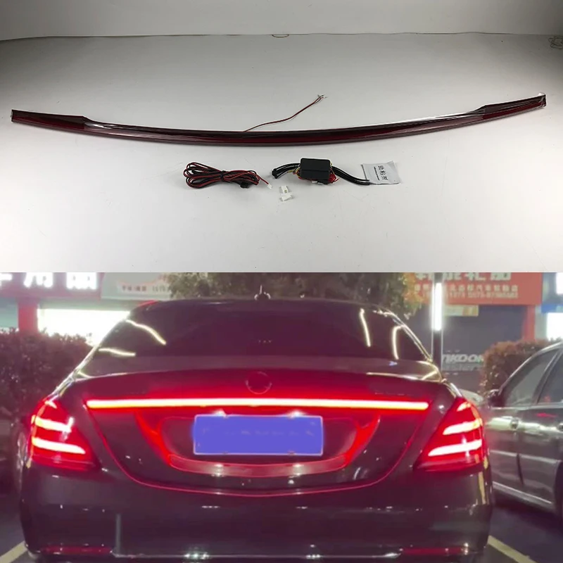 

For benz s class 2012-2020 Tuning parts Rear LED Lamp taillight Led Through cross Taillight truck lamp High taillight