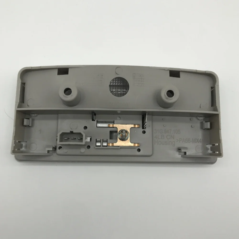 Серый светильник для чтения внутренняя лампа купольный VW Polo 9N 6R T5 Bora 2002-2005 Caddy Fabia