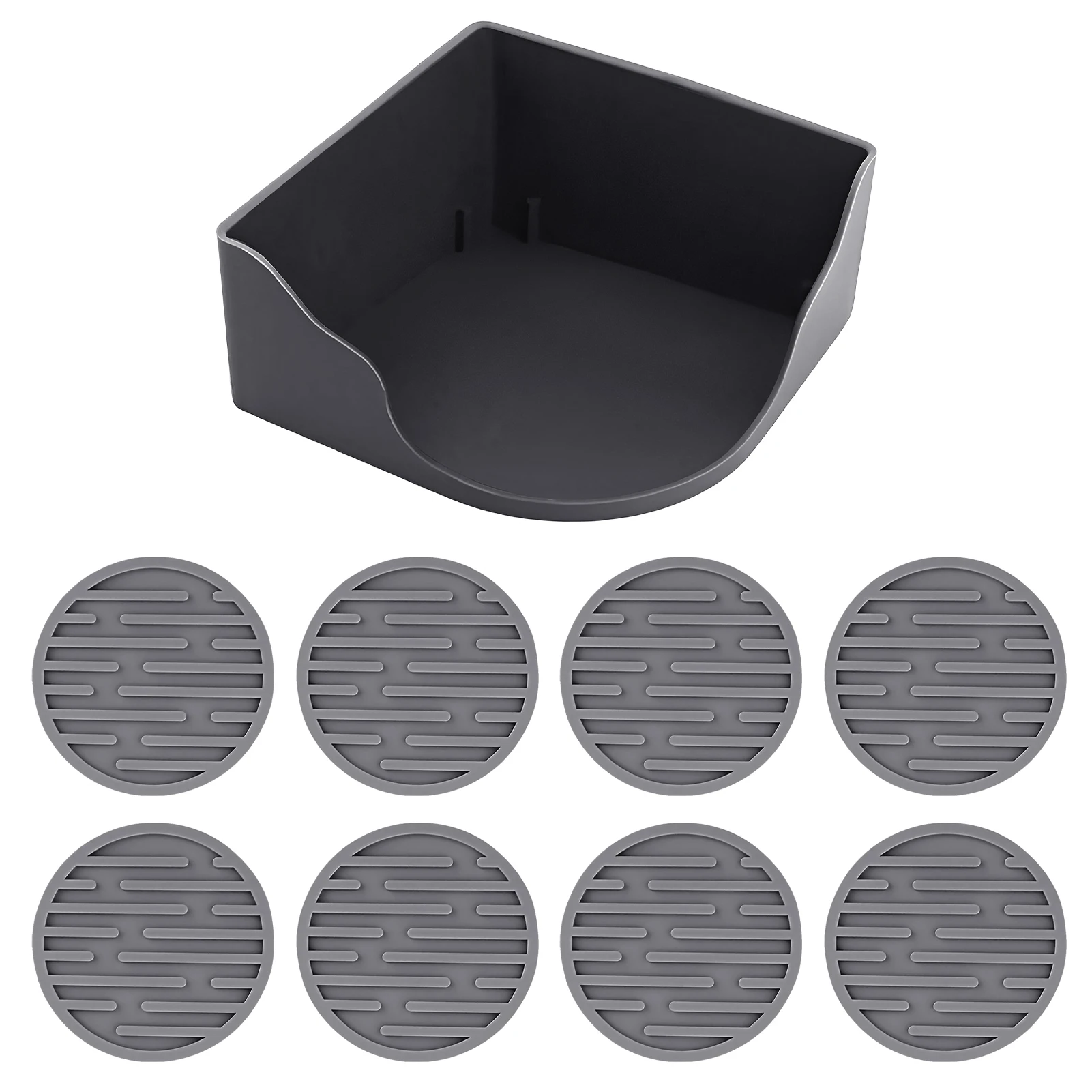 

8 шт. Нескользящая силиконовая круглая кружка для кофе с защитой от царапин, кружка для пива с держателем, подставки для напитков, чашки с водяными следами, защита для дома