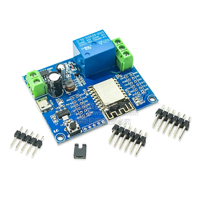Источник питания DC5-80 в, ESP8266, Wi-Fi, однорелейный модуль, ESP-12F плата разработки, вторичное развитие