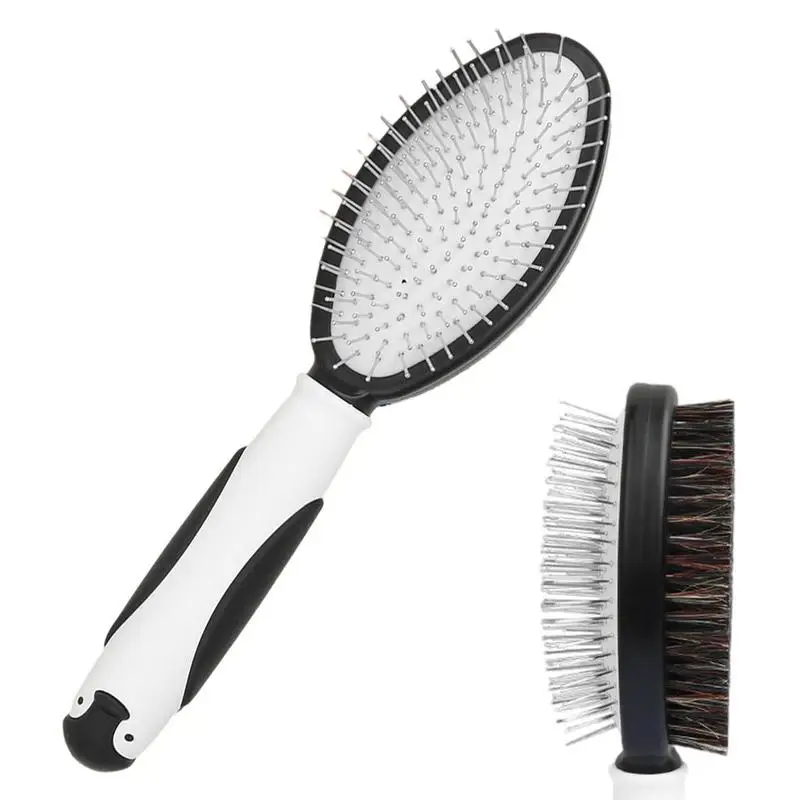 

Двусторонняя Расческа для груминга домашних питомцев, массажная Расческа с насадкой для груминга собак и кошек, плавающая щетка для удаления шерсти, товары для домашних животных