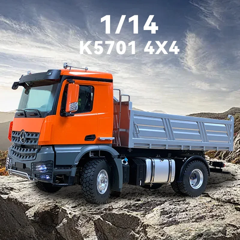 1/14 KABOLITE K5701 4x4 грузовик с дистанционным управлением винтовой самосвал со световой