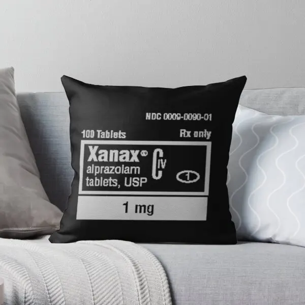 

Xanax 4 Printing Throw Pillow Cover Case Comfort Wedding Bed Square Hotel Sofa Soft Anime Cushion Throw Pillows not include