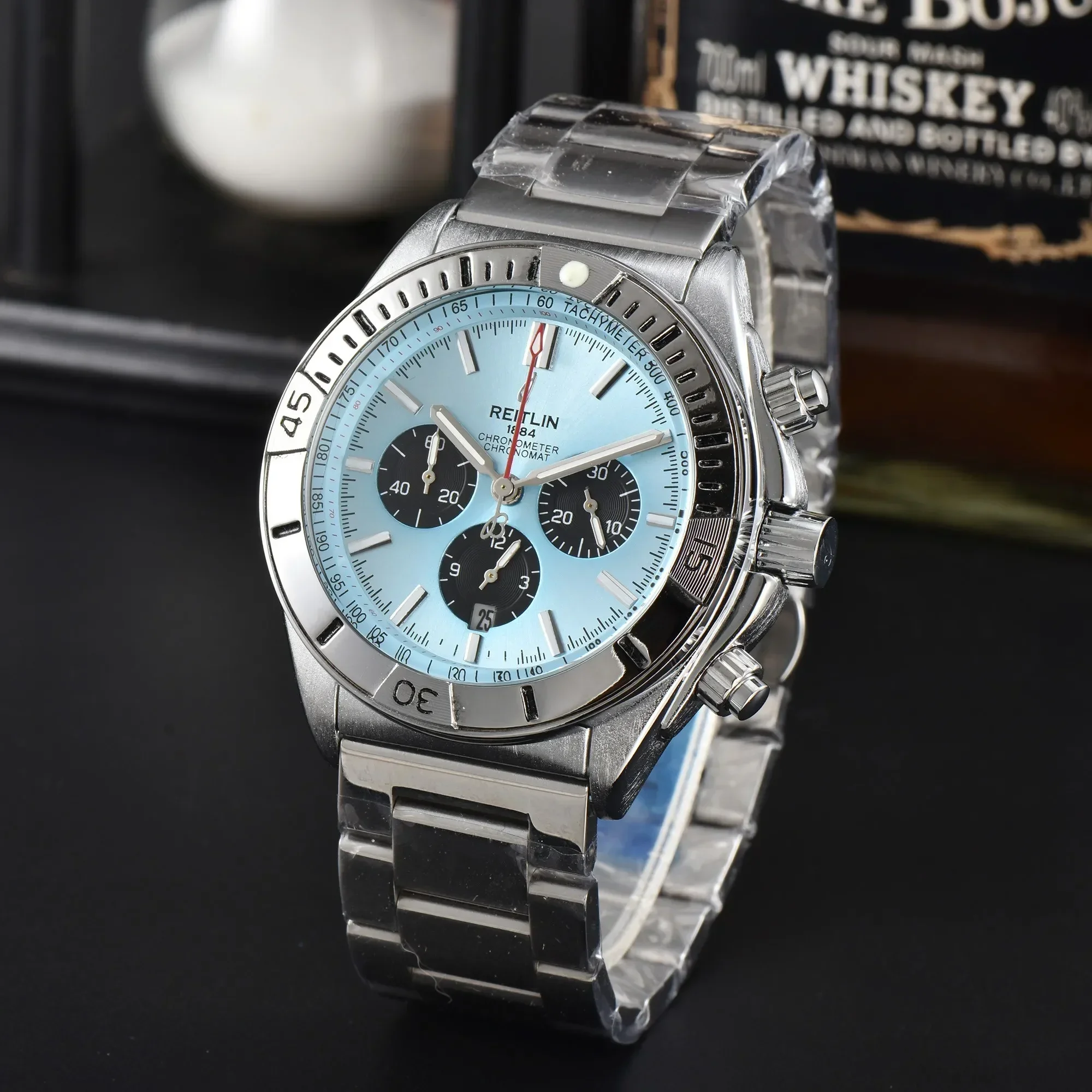 

Top Breitling Watches For Mens Luxury Top Time Style Sport Automatic Date Wristwatch Business Chronograph Quartz AAA Male Clocks